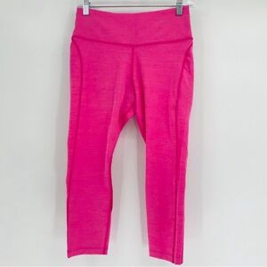 Nike Power High Rise Crop Leggings Pink Size Medium